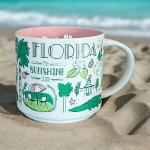 Starbucks Florida Been There Mug BTS 14 oz Coffee Cup EUC